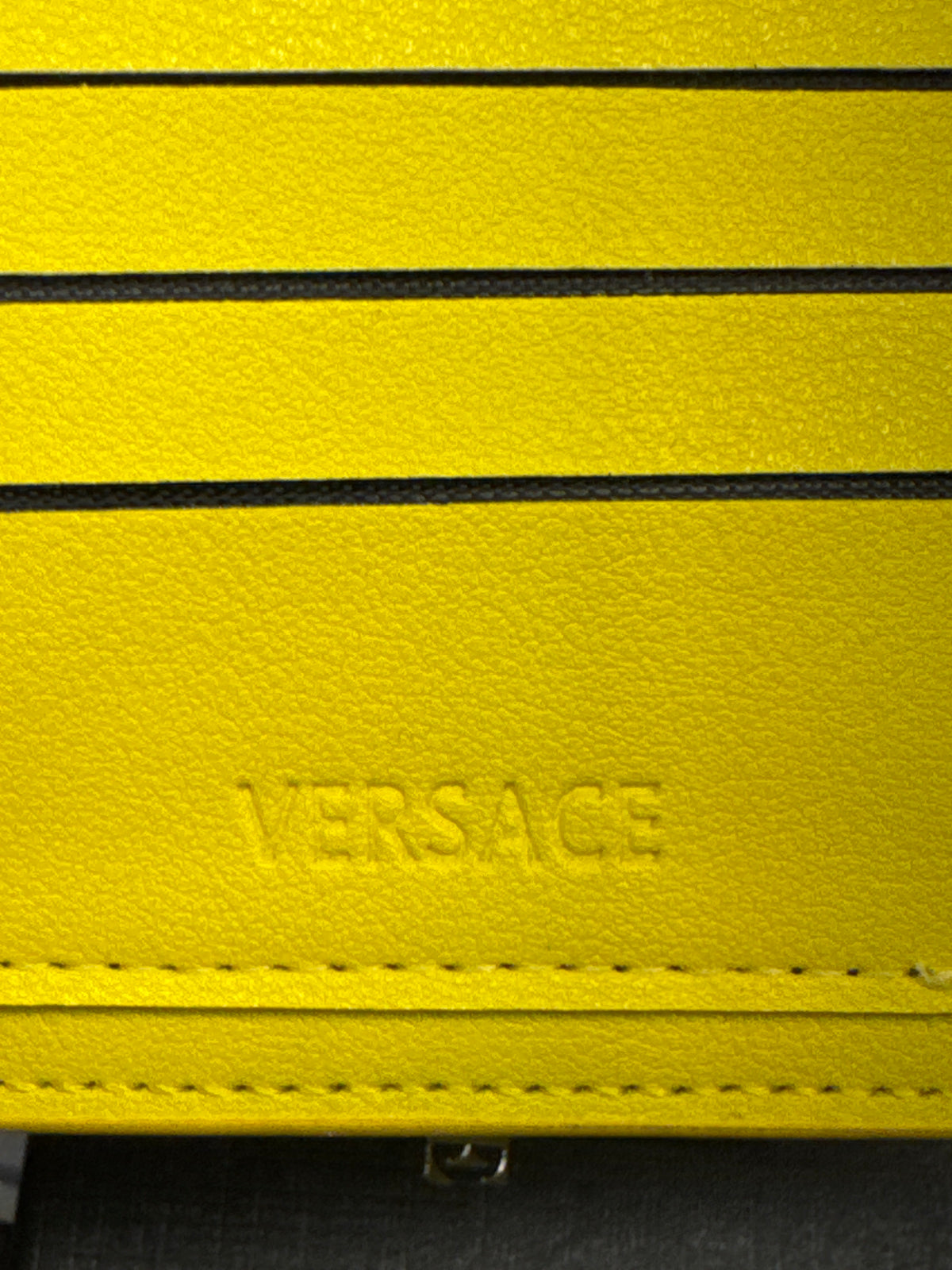 Bright Yellow Teddy Bear & Graphic Print Bifold Wallet