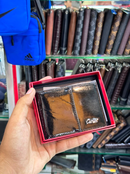 Premium Branded Glossy Wallet – Gift Box