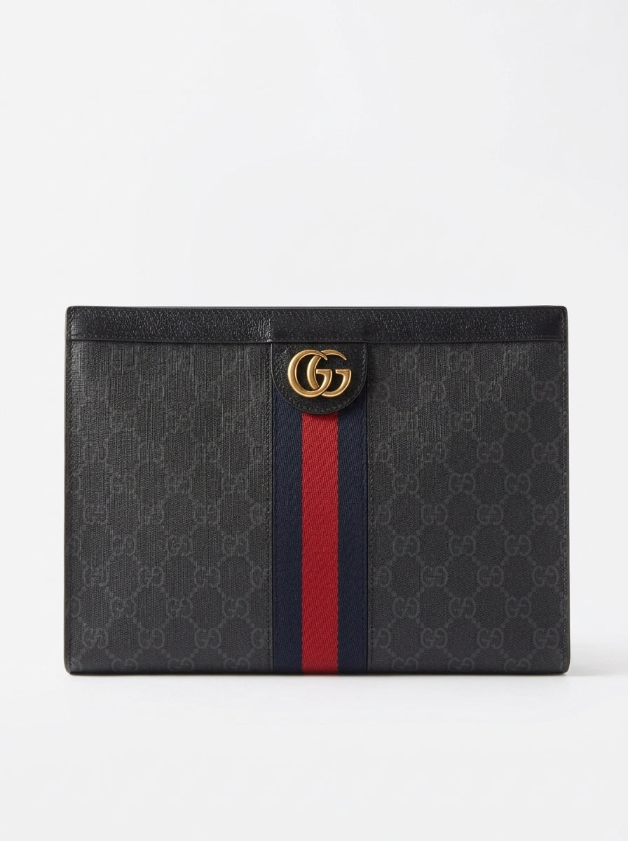 Unisex Stripe Pouch