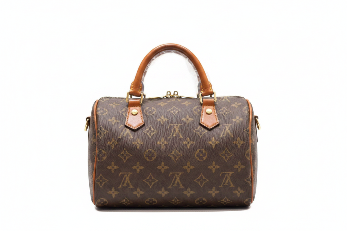 LV Barrel Bag White Background