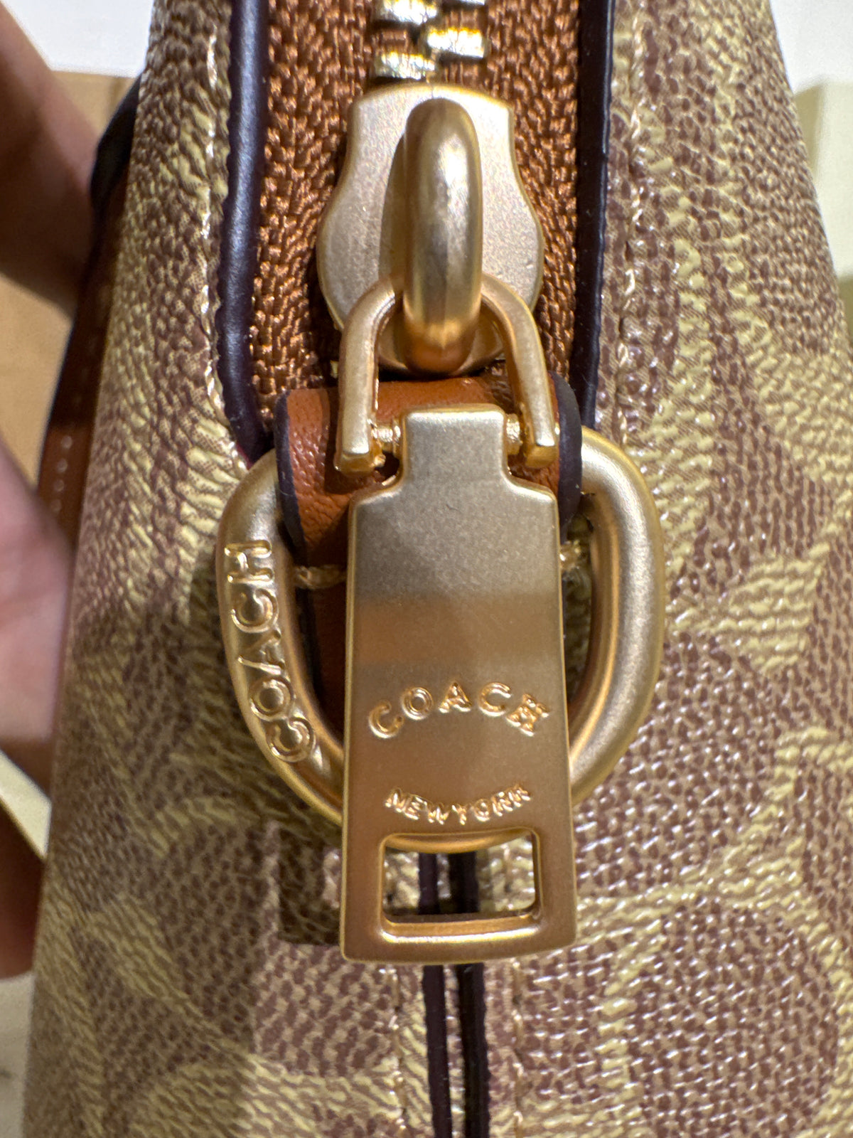 Coach Mini Sierra Satchel in Signature Canvas – Khaki Saddle