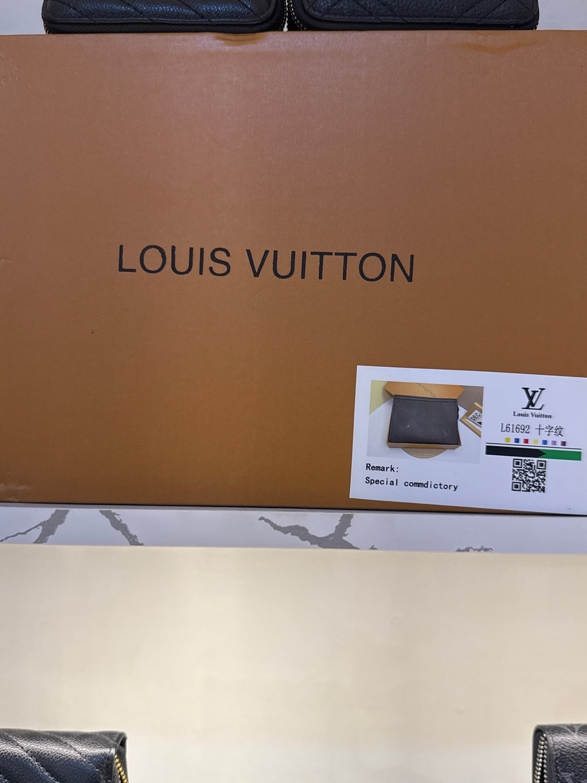 Matte Black Leather Portfolio Clutch with Debossed Logo