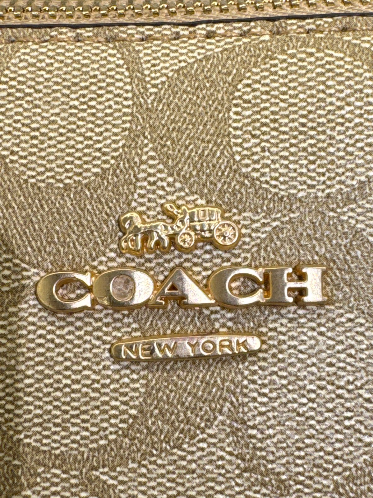 Coach Mini Sierra Satchel in Signature Canvas – Light Khaki / Beechwood