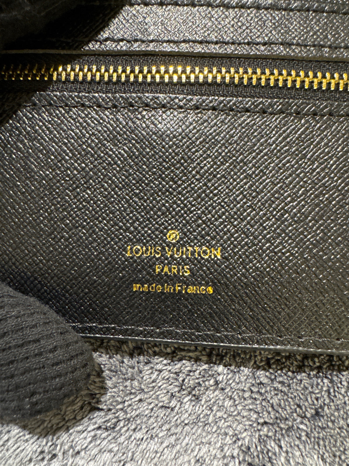 Luxury Black Monogram Canvas Long Envelope Wallet with Gold Hardware