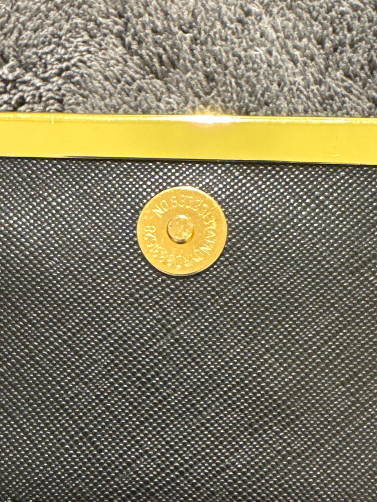 Luxury Navy Blue Oblique Canvas Long Flap Wallet with Gold Hardware