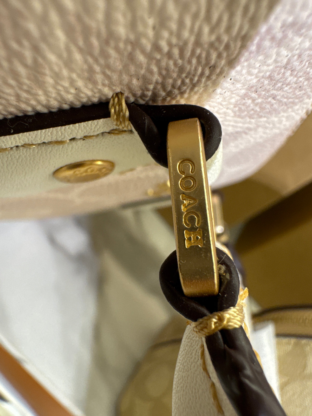 Coach Mini Sierra Satchel in Signature Canvas – Light Pink / White
