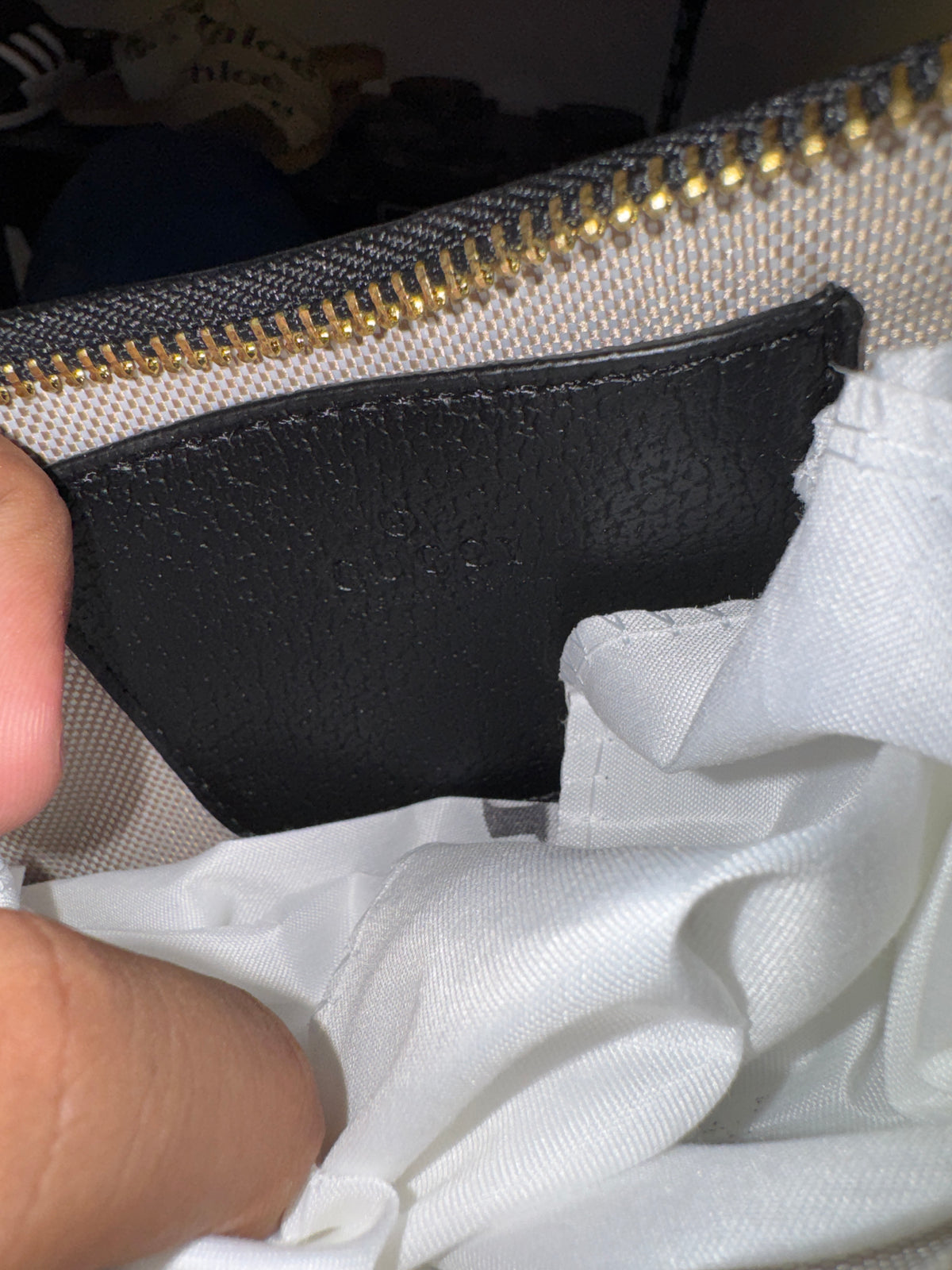 Gucci Ophidia Mini Shoulder Bag in GG Supreme Canvas – Beige / Black