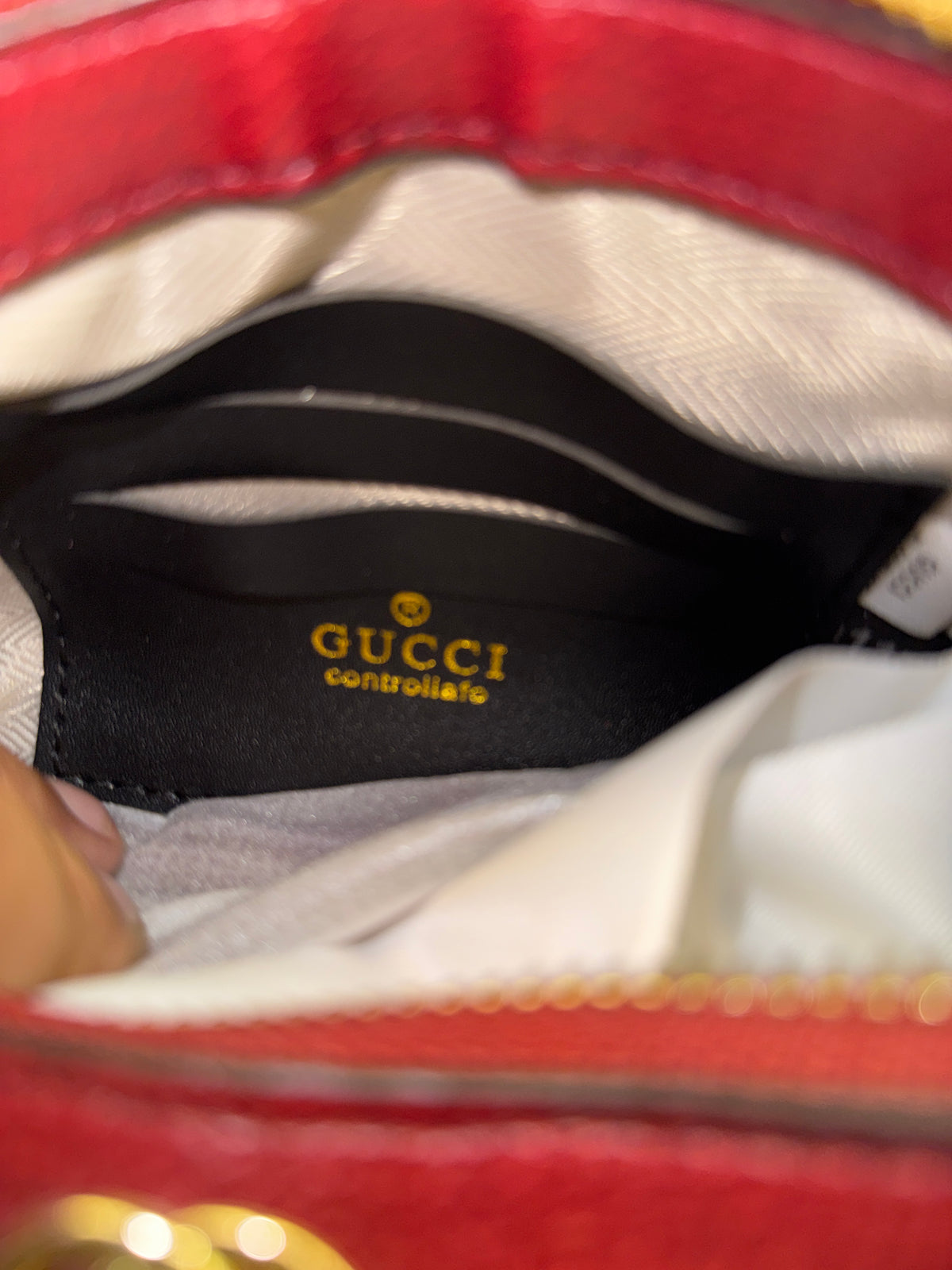 Gucci Ophidia Crystal Small Shoulder Bag in GG Canvas – Red / Blue