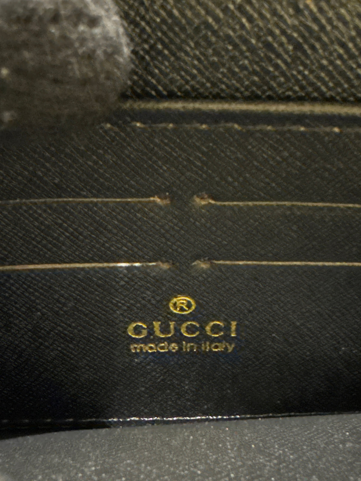 Luxury Black GG Matelassé Quilted Leather Zip-Around Long Wallet with Gold Hardware