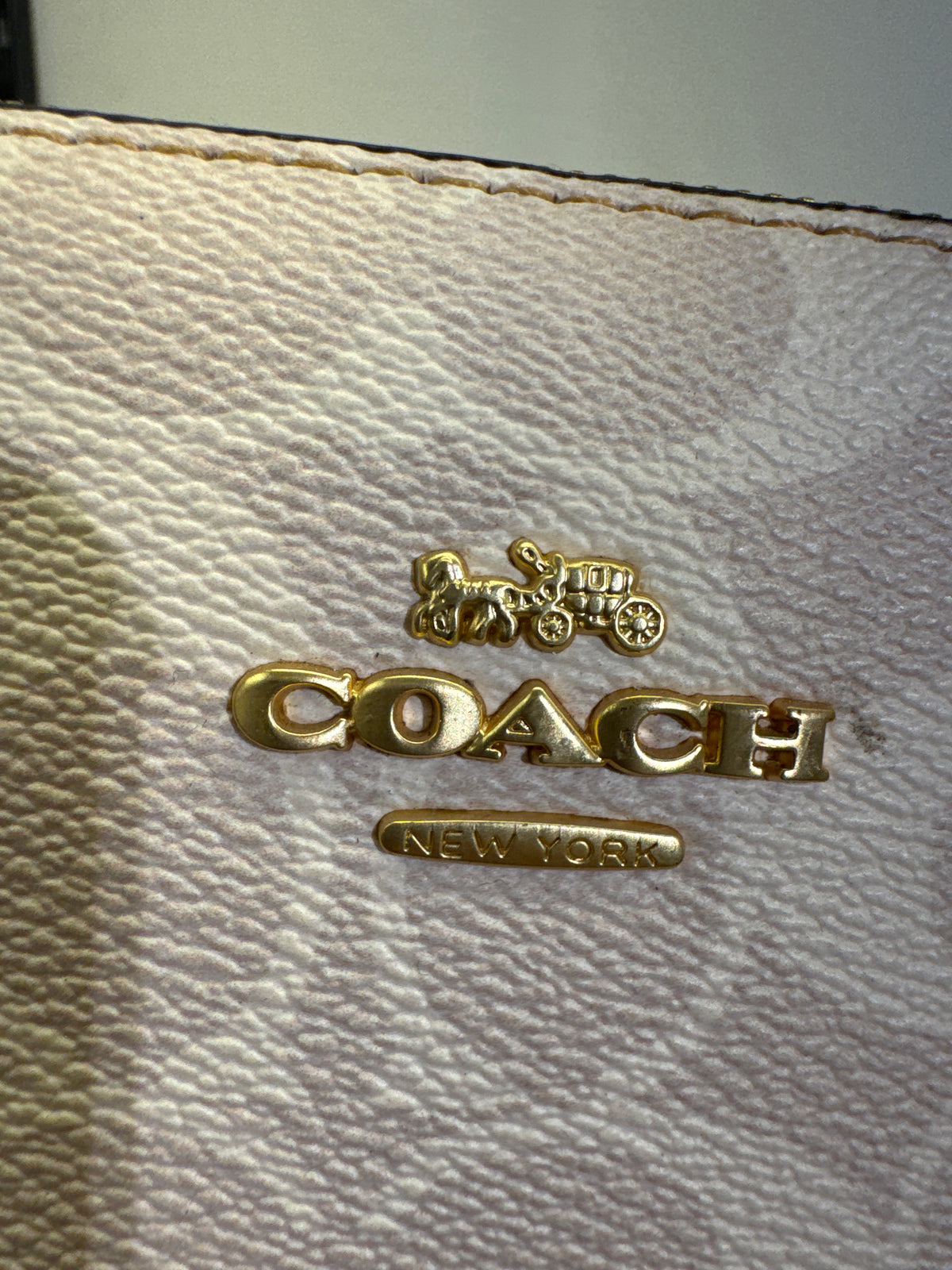 Coach Mini Sierra Satchel in Signature Canvas – Light Pink / White