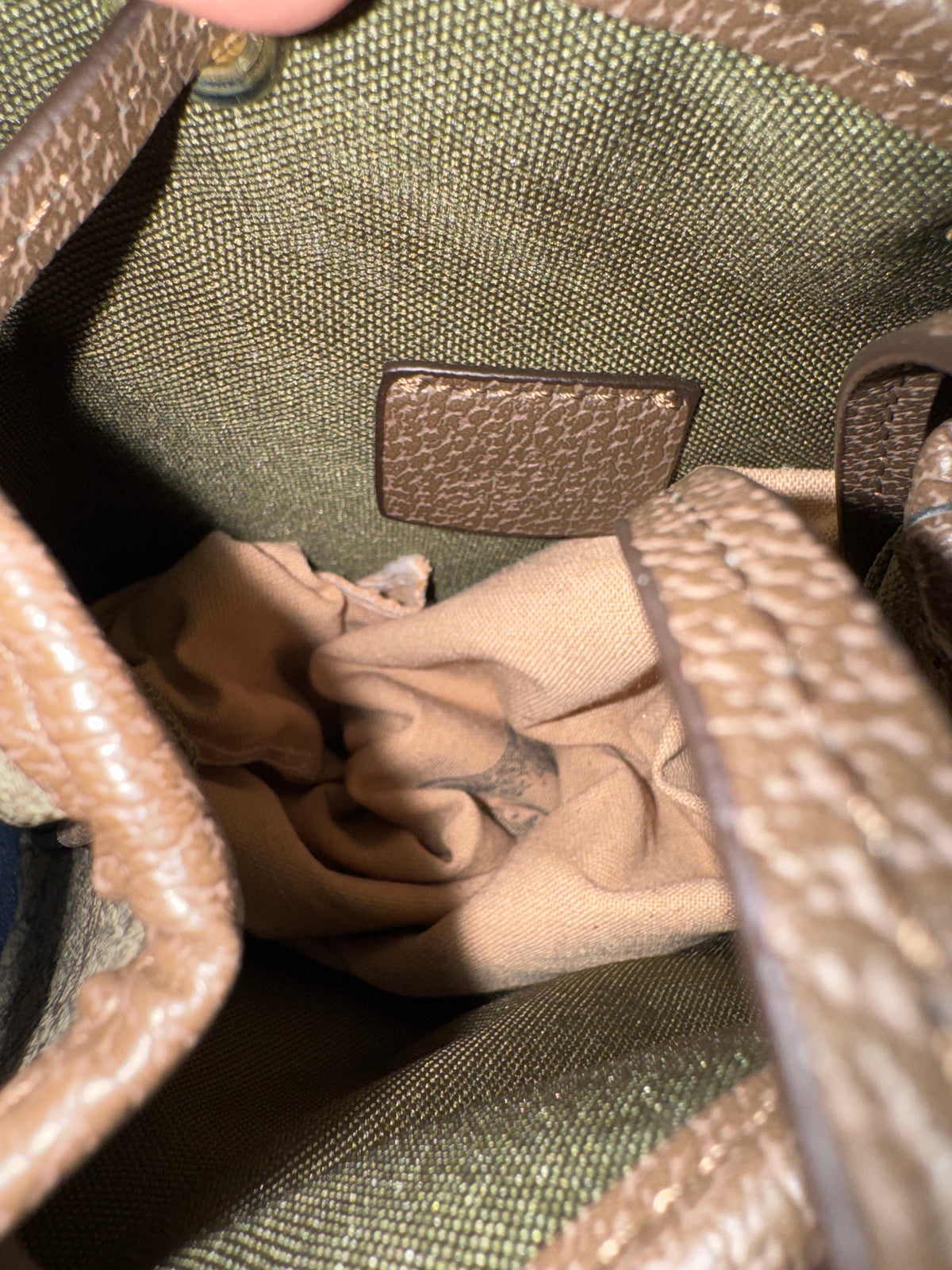 Gucci Ophidia Small Backpack in GG Supreme Canvas – Beige / Ebony Brown