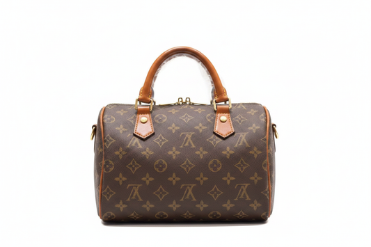 LV Barrel Bag White Background